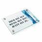 Preview: Tuerschild VITRUM B  Glasschild fuer Buero DIN A5